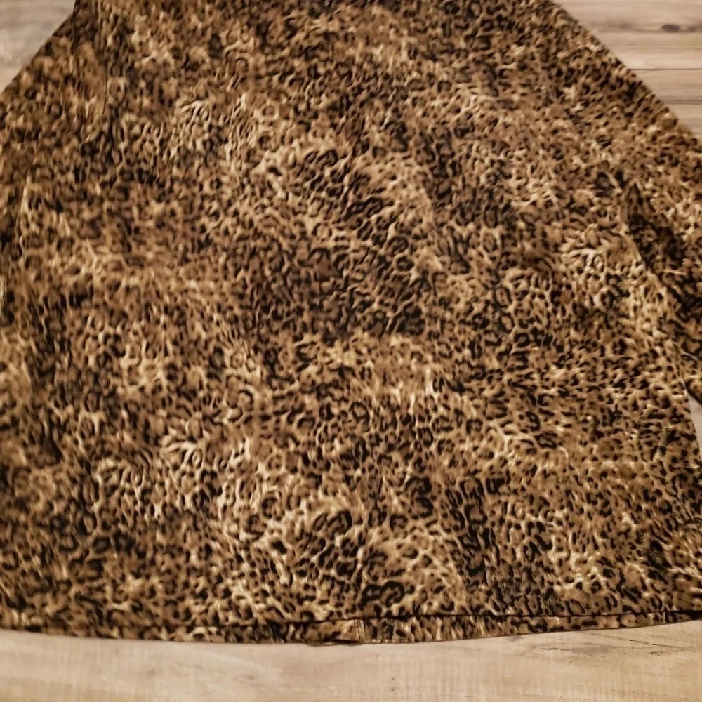 Womens Briggs Petite Cheetah Jacket Blazer Size PM - Picture 12 of 15